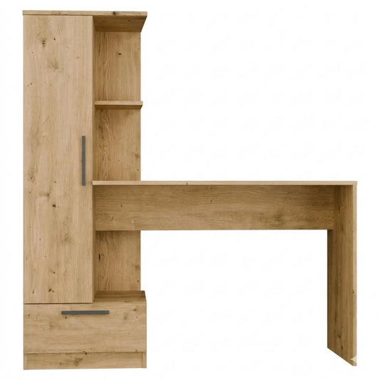 Moderner Schreibtisch mit Regal und Schublade für Zuhause und Büro
