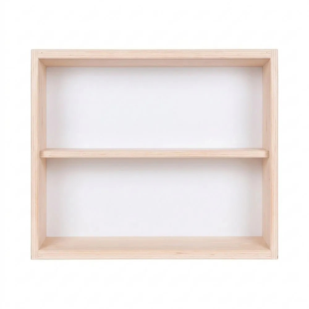 Moderne Vitrine für Modelleisenbahnen, 100 cm, 2 Fächer