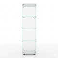 Transparente Glasvitrine mit Sicherheitsschloss und 4 Böden